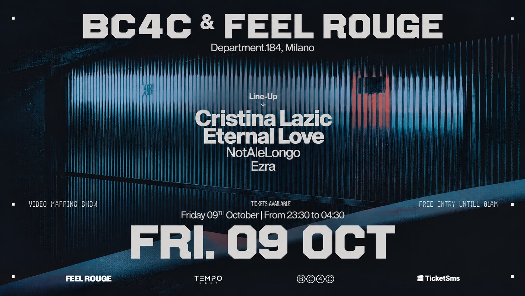 Official poster: BC4C × Feel Rouge